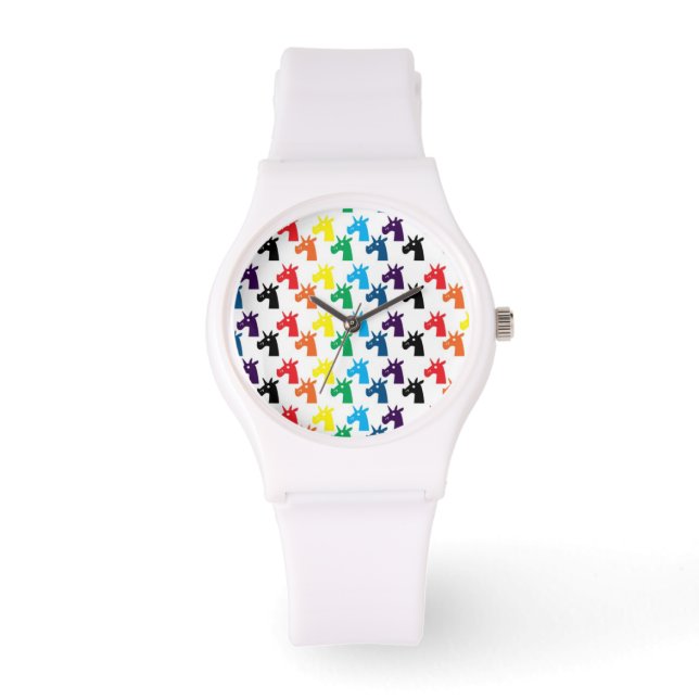 Montre de licorne arc-en-ciel (Recto)