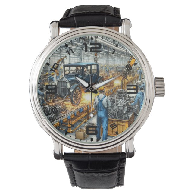 Montre De Ligne De Voiture Vintage (devant)