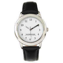 Montre de luxe gravée "HANNAH"