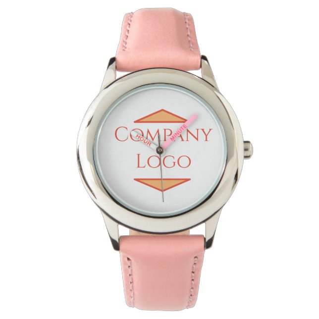 Montre de luxe personnalisée pour fille avec logo  (devant)