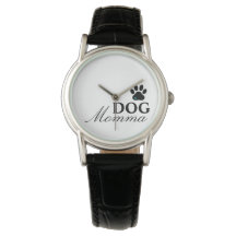Montre de maman chien avec Empreinte de patte