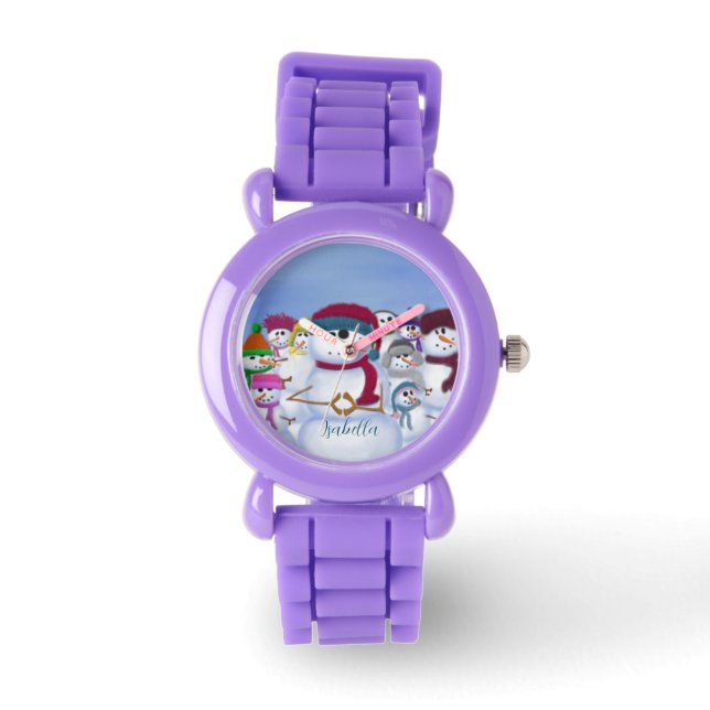 Montre de neige mignonne et capricieuse (Recto)