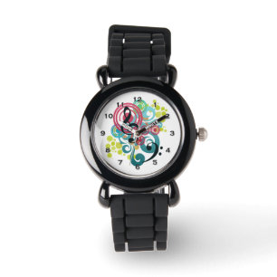 Montre de parties scintillantes de remous de