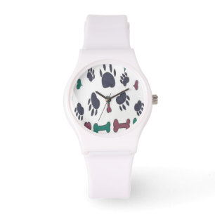 Montre de pattes et d'os d'amoureux de les chiens