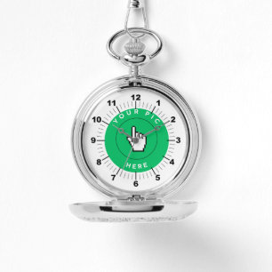 Montre de poche argent - Personnalisé