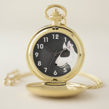 Montre de poche Bull Terrier