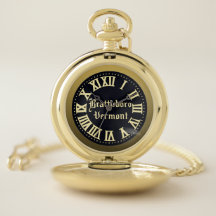 Montre de poche de la rue principale de Brattlebor