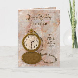 Montre de poche et carte à chaîne Brother Annivers