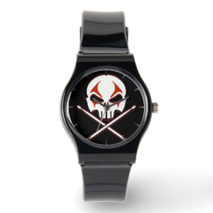 Montre de poignet de batteur Heavy Metal Rock & Ro