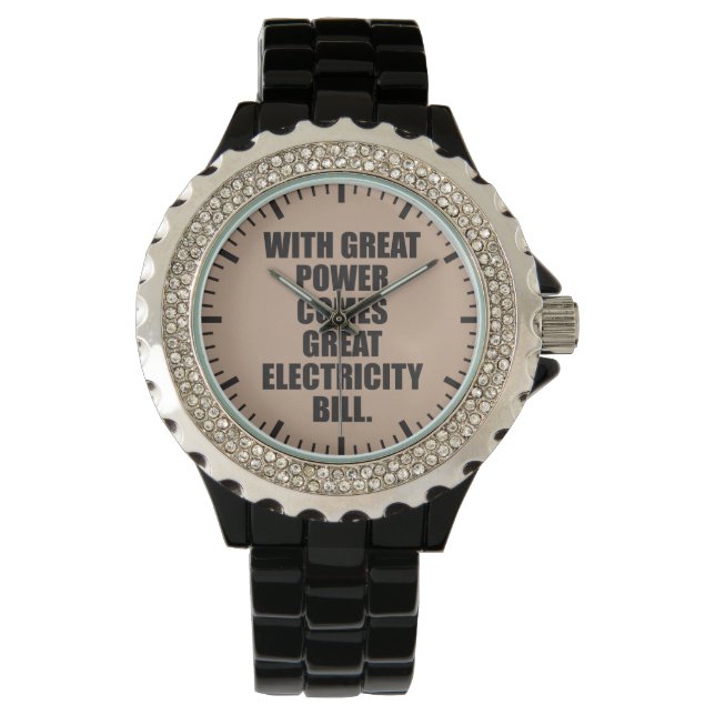 Montre de poignet de nouveauté amusante (devant)