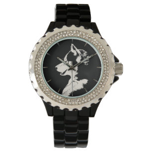Montre de poignet Husky de Sibérie Malamute