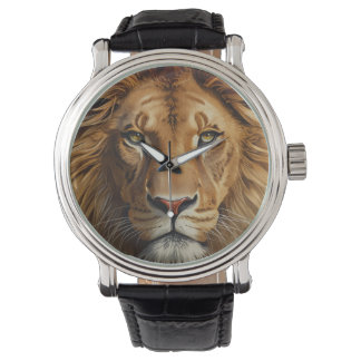 Montre de poignet Lion Majestueux – Art de la faun