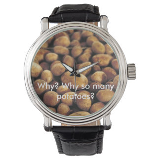 Montre de pomme de terre à sangle Vintage pour hom