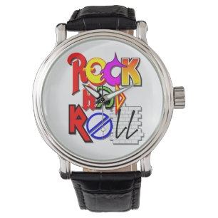 Montre de roche et de rouleau (blanc)