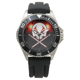 Montre de roche et de rouleau Regarder de tambour