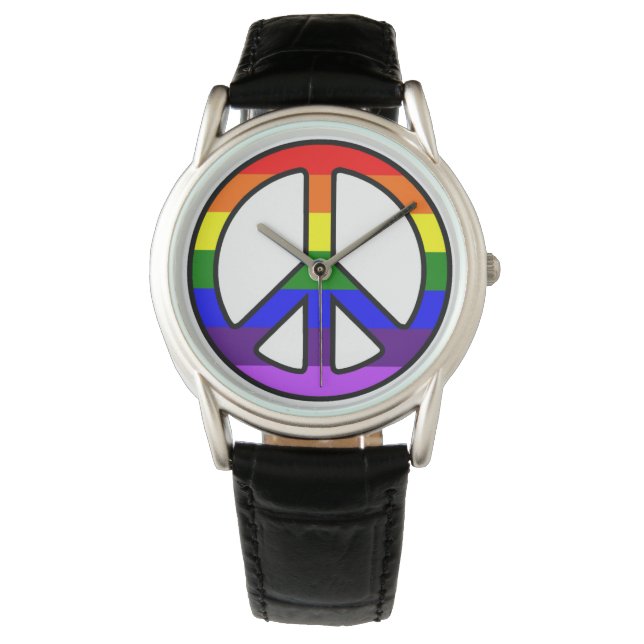 Montre de signes arc-en-ciel (devant)
