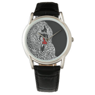 Montre de singe de Mandrill