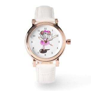 Montre de souris ballerine peinture amusante