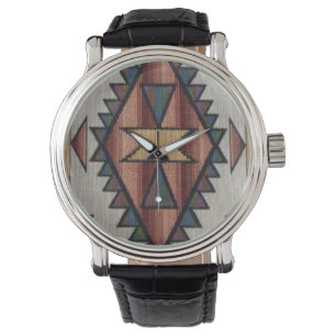 Montre de style vintage pour femmes motifs du sud-