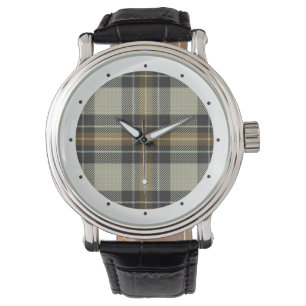 Montre de tartan de brûlures