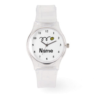Montre de tennis sportif avec nom personnalisé