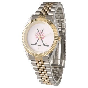 Montre de ton de la maman deux d'hockey de ~ de