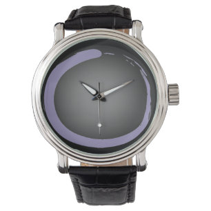 montre de trait de brosse violette