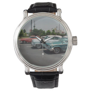 Montre de voiture d'époque pour hommes
