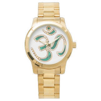 Montre de yoga OM. Regardez le présent.