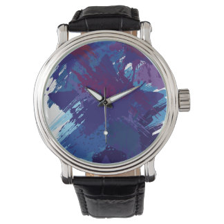 Montre Début de nuit Art abstrait par ZMJ