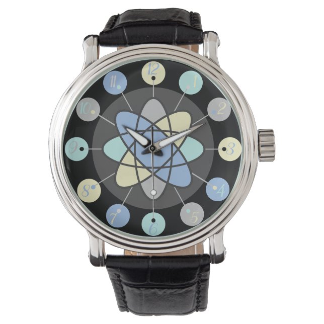 Montre Début du modèle atomique moderne rétro du milieu d (devant)