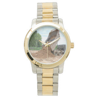 Montre Déchargement du camion de vidange