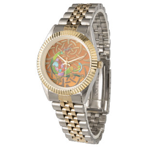 Montre Décor celtique Peacock