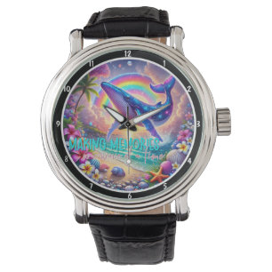 Montre Décoration Océanique Thème Baleine, Coquillages, A