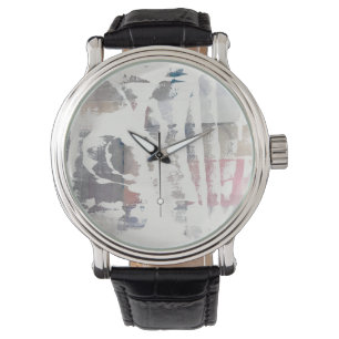 Montre Découpe blanche