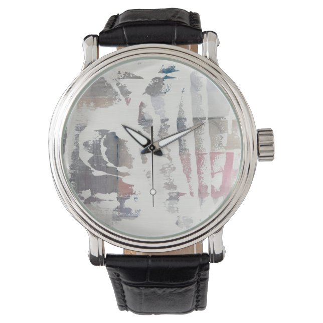 Montre Découpe blanche (devant)
