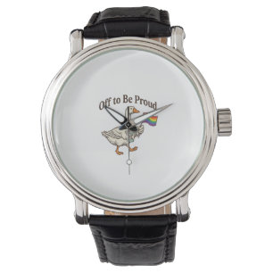 Montre Défilé de la fierté de l'oie fière Design de T-shi