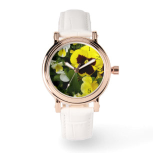 Montre Délices de Pensée Jaune Majestueux,