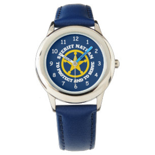 Montre d'enfant sur mesure avec badge d'étoile du