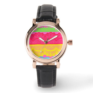 Montre Dentelle florale espagnole 9