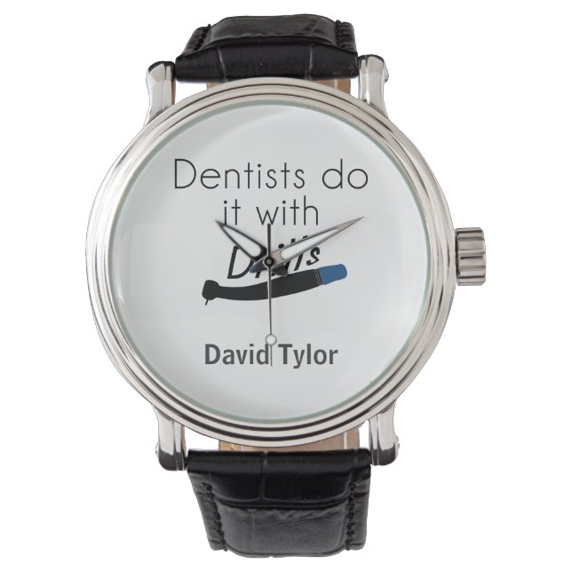 Montre Dentistes Faites-le avec des exercices (devant)
