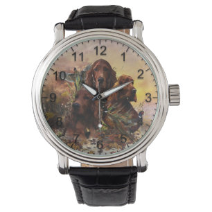 Montre Des couteaux irlandais avec faisans - Chasse à la 