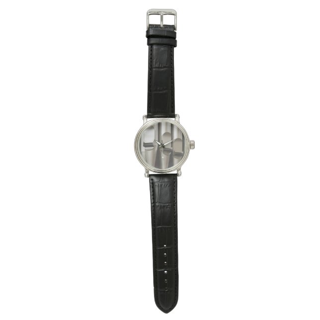 Montre des tuyaux d'orgue métallique (Plat)
