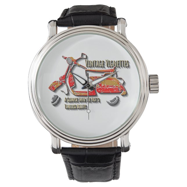 Montre Design "Beauté intemporelle dans les viennoiseries (devant)