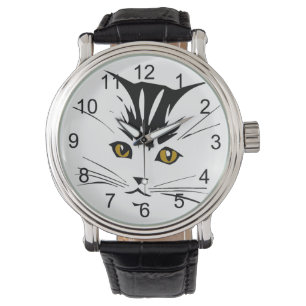 Montre Design d'art de chat