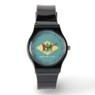 Montre Design de drapeau d'état du Delaware