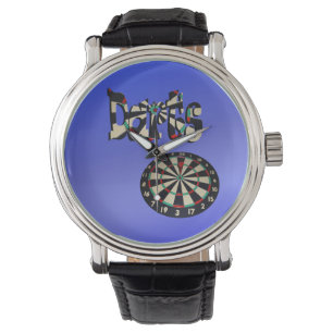 Montre Design de tableau de bord du logo des fléchettes b