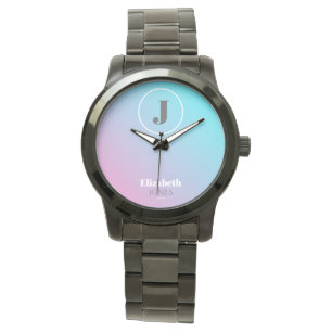 Montre Design minimaliste aux couleurs pastel