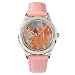 Montre Design triangle moderne - géométrie artistique
