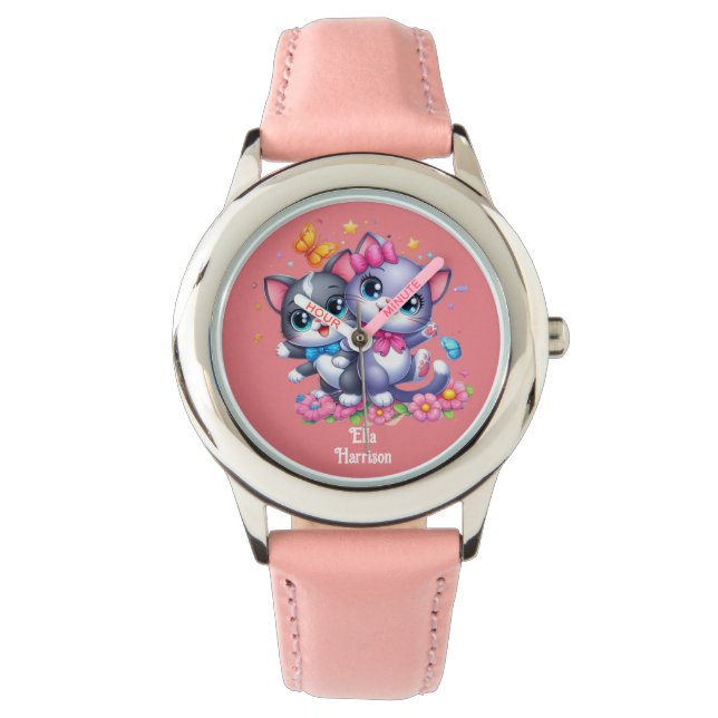 Montre dessin animé pour enfants kitty's (devant)